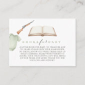 A little hunter is on the way baby shower. begleitkarte (Vorderseite)