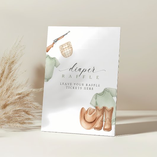 A little hunter is on the way baby shower diaper sockelschild