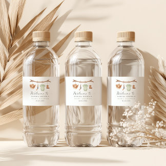 A little hunter is on the way bottle sticker wasserflaschenetikett