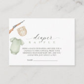 A little hunter is on the way diaper raffle begleitkarte (Vorderseite)