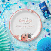 A Little Love Bug Is On The Way Baby Shower Pappteller (Party)