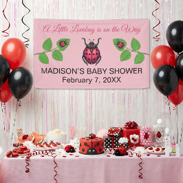 A Little Love Bug Is On The Way Ladybug Banner