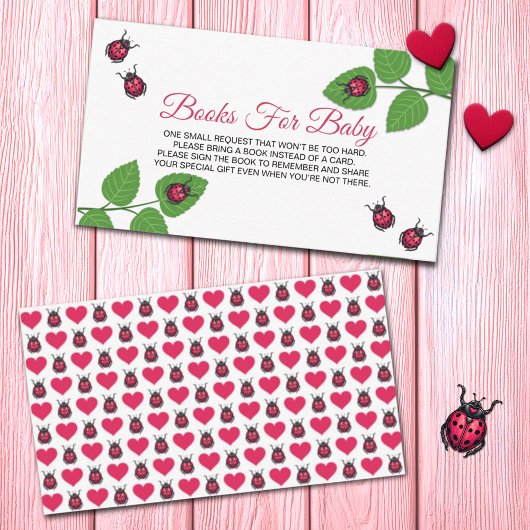 A Little Love Bug Ladybug Books For Baby Begleitkarte