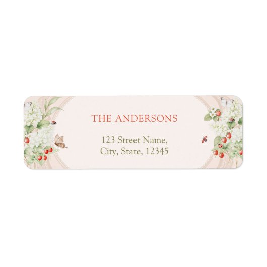 A Little Love Bug Return Address Label (Vorne)