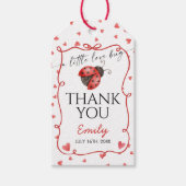 A Little Love Bug Thank You Geschenkanhänger (Vorderseite)