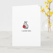 A little love karte (Gelbe Blume)