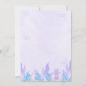 a Little Mermaid is on her way  Dankeskarte (Rückseite)