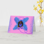 A Little Note Greeting Card Karte (Gelbe Blume)