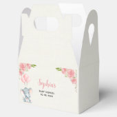 A Little Peanut is on the Way, Baby Shower Girl Geschenkschachtel (Geöffnet)