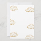 A Little Peanut is on the Way Elephant Baby Shower Einladung (Rückseite)