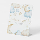 A little piece of heaven baby shower diaper raffle sockelschild (Vorderseite)