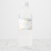 A little piece of heaven baby shower wasserflaschenetikett (Vorderseite)