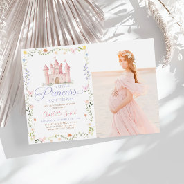 A Little Princess Castle Floral Baby Shower Photo Einladung