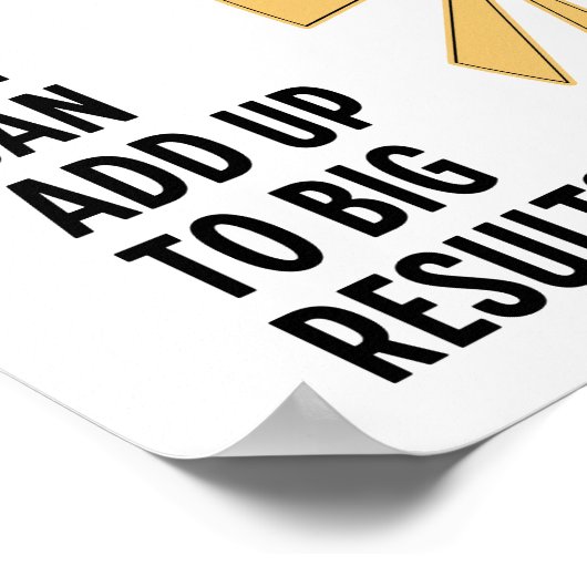 A Little Progress Each Day Poster (Ecke)