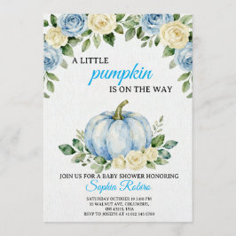 A Little Pumpkin” Baby Shower Invitation Einladung
