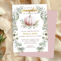 A Little Pumpkin Is on Her Way Fall Baby Shower