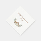 A Little Pumpkin is on the Way" Baby Bib Serviette (Ecke)