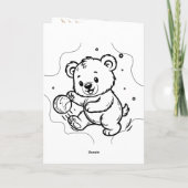 A Little Pumpkin Is on the Way Baby Shower Card  Karte (Rückseite)