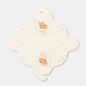 A Little Pumpkin Is On The Way! Baby Shower Geschenkschachtel (Ungefaltet)