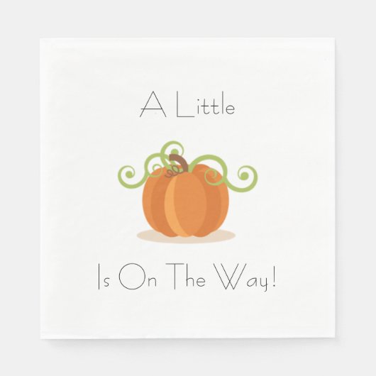 A Little Pumpkin Napkins Serviette (Vorderseite)