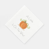 A Little Pumpkin Napkins Serviette (Ecke)