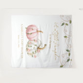 A Little Pumpkin Party Banner Wandteppich (Vorderseite (Horizontal))