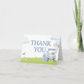 A Little Putter Golf Baby Shower Dankeskarte (Vorderseite)