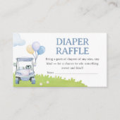 A Little Putter Golf Baby Shower Diaper Raffle Begleitkarte (Vorderseite)