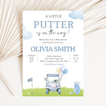 A Little Putter Golf Baby Shower