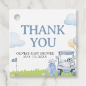 A Little Putter Golf Baby Shower Geschenkanhänger (Vorderseite)