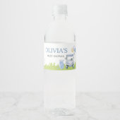 A Little Putter Golf Baby Shower Wasserflaschenetikett (Vorderseite)