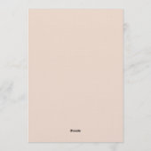 A little Queen Mardi Gras Float Baby Shower Einladung (Rückseite)