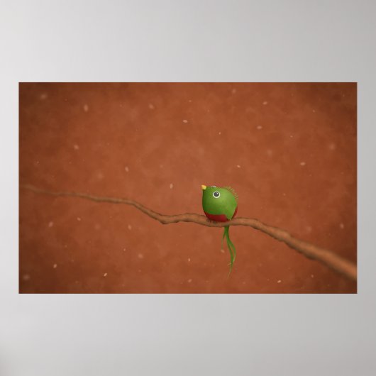 A Little Quetzal Poster (Vorne)