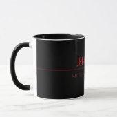 A Little Ray of Pitch Black Custom Name & Quote  Tasse (Links)
