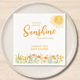 A Little Ray Of Sunshine Baby Shower (Ein kleiner  Serviette