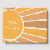 A Little ray of Sunshine Baby Shower Gästebuch (Vorderseite)