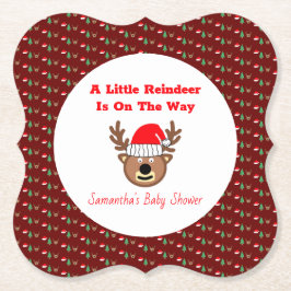 A Little Reindeer Is On The Way Untersetzer