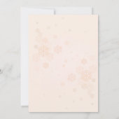 A Little snowflake pink snowflake pink poinsettia Einladung