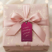 A Little Something Just For You Pink Geschenkanhänger