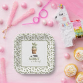 A Little Sprout on the Way Baby Shower Invitation  Pappteller (Party)