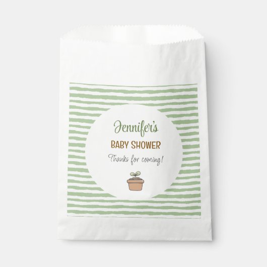 A Little Sprout on the Way  Geschenktütchen (Vorderseite)