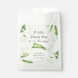A Little Sweet Pea Is On The Way Baby Shower Geschenktütchen