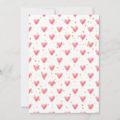 A Little Sweetheart Baby Shower Invitation Einladung (Rückseite)