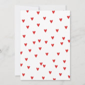 A Little Sweetheart Baby Shower Party Einladung (Rückseite)