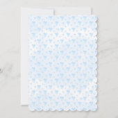 A little Sweetheart blue Truck Baby Shower Einladung (Rückseite)