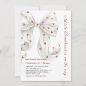 A Little sweetheart Gender Neutral Baby Shower Einladung (Vorderseite)