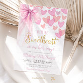 A Little Sweetheart Valentine Baby Is on her way  Einladung