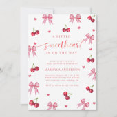 A Little Sweetheart Valentine Baby Shower Einladung (Vorderseite)