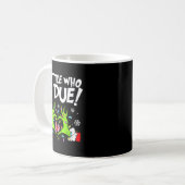 A Little Who Is Due Funny Christmas Pregnancy Anno Kaffeetasse (Vorderseite Links)