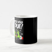 A Little Who Is Due Funny Christmas Pregnancy Anno Kaffeetasse (Vorderseite Links)